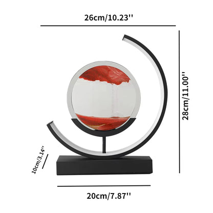 GlowTimer Custom – 2024 LED Sand Clock 3D Light Display