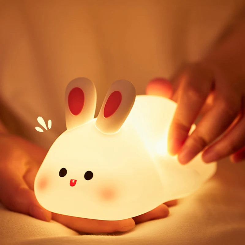 LumiRabbit – Touch Soft Bunny Night Light for Kids