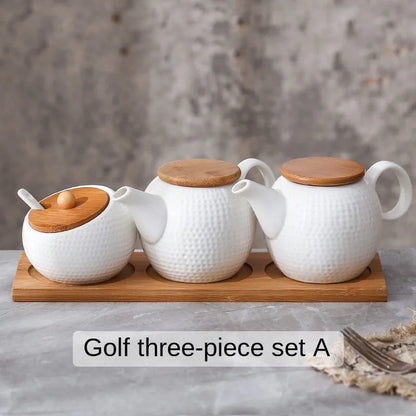 ZenPantry™ Ceramic Jar Set – Spice Containers with Bamboo Lids & Tray