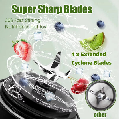 JuiceRush X – Dual-Use Portable Blender with Strong Motor