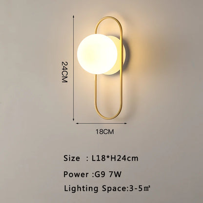 Modern LED Wall Lamp – Cozy Light for Bedroom & Living Room