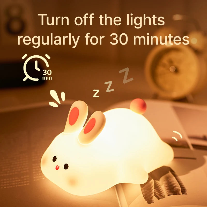 LumiRabbit – Touch Soft Bunny Night Light for Kids