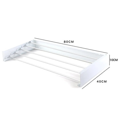 AirFold Rack – Wall-Mounted Laundry Drying Rack with 5 Rods
