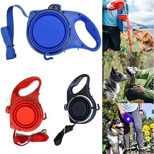 PawGo™ Leash – 4-in-1 Dog Walking Set with Water Bottle & Waste Dispenser