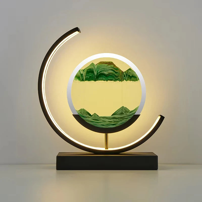 GlowTimer Custom – 2024 LED Sand Clock 3D Light Display