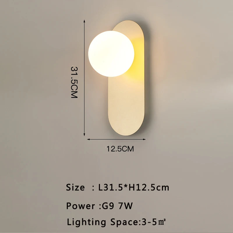 Modern LED Wall Lamp – Cozy Light for Bedroom & Living Room