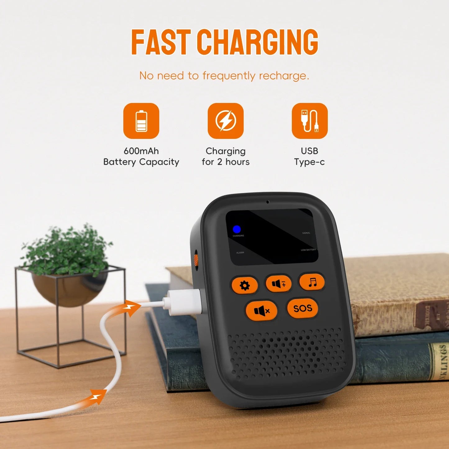 CareAlert™ Watch – Wireless SOS Call Button & Pager for Elderly Care