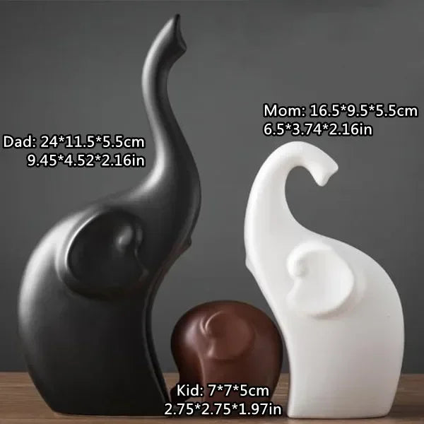 Monochrome Forest – Nordic Porcelain Animal Figurines