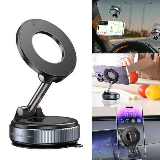 SnapHold™ Double-Sided Magnetic Mobile Holder – Compact & Portable Phone Stand