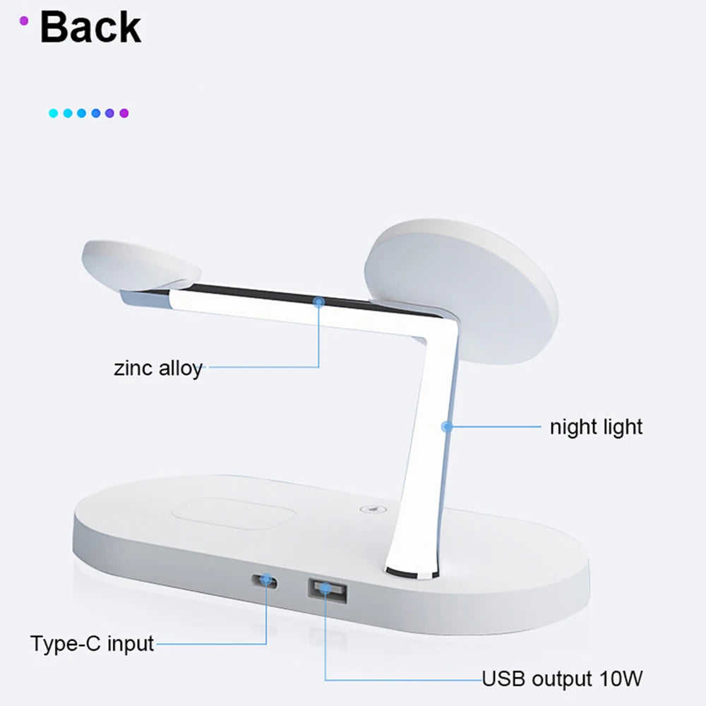 PowerDock Pro™ – 3-in-1 Wireless Charger for iPhone, Apple Watch & AirPods