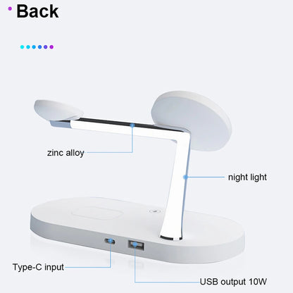 PowerDock Pro™ – 3-in-1 Wireless Charger for iPhone, Apple Watch & AirPods