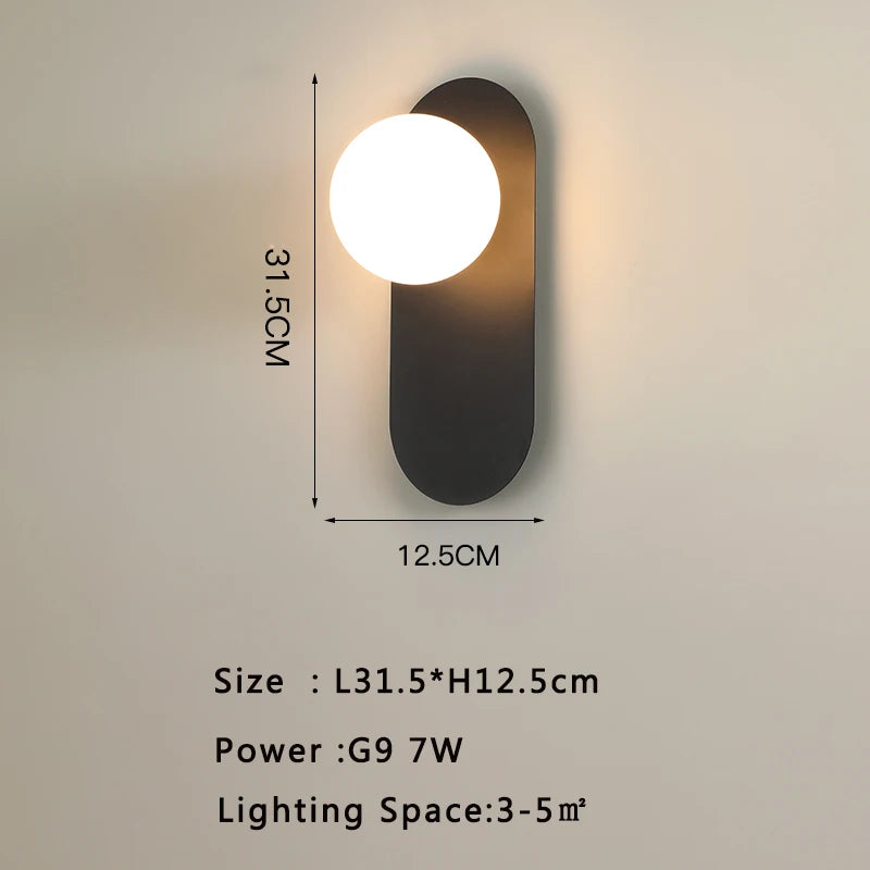 Modern LED Wall Lamp – Cozy Light for Bedroom & Living Room