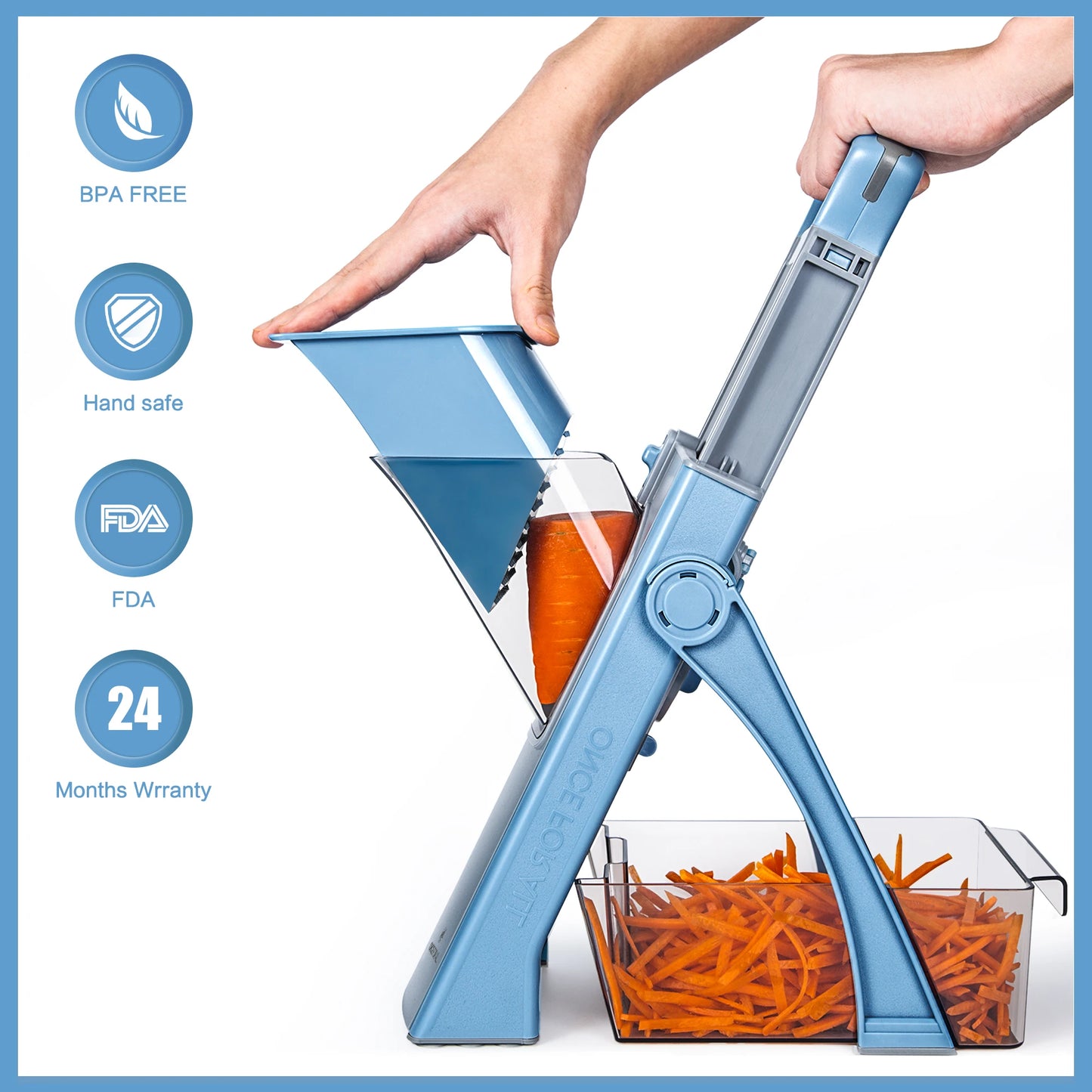 Multi-Function Mandoline Vegetable Chopper Slicer
