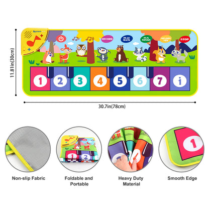 TuneTails™ – Baby Piano Dance Mat with Animal Sounds