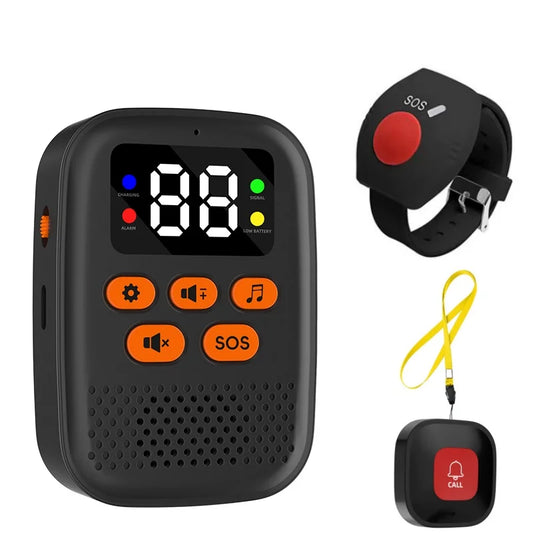 CareAlert™ Watch – Wireless SOS Call Button & Pager for Elderly Care