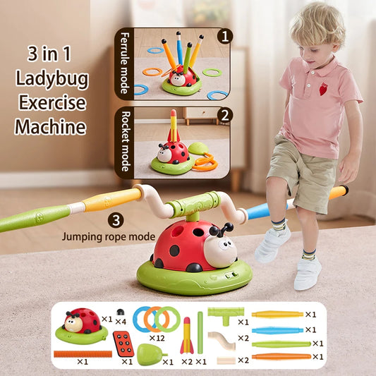 BugBounce™ – 4-in-1 Ladybug Outdoor Game for Kids