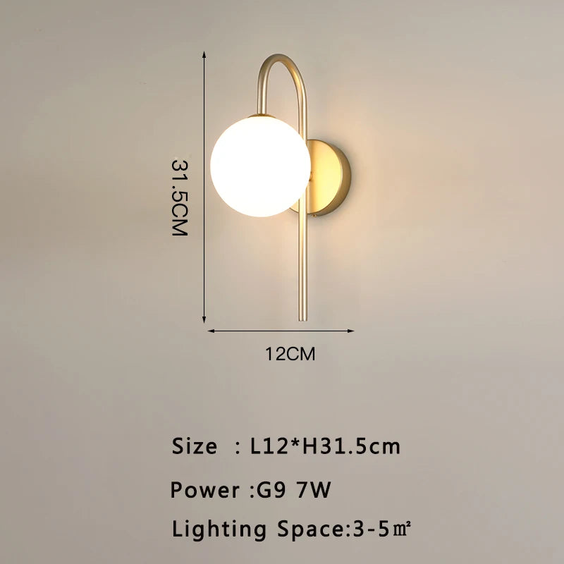 Modern LED Wall Lamp – Cozy Light for Bedroom & Living Room