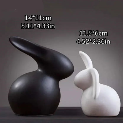Monochrome Forest – Nordic Porcelain Animal Figurines