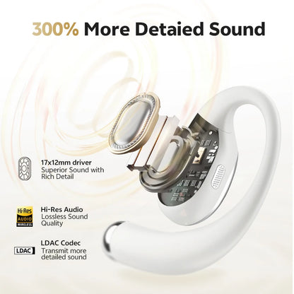 AirPulse™ R70 – Hi-Res Open-Ear Earphones with LDAC & Bass Boost