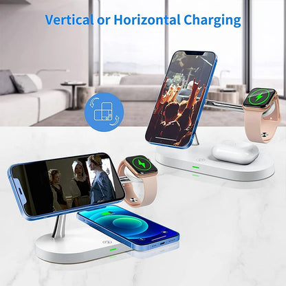 PowerDock Pro™ – 3-in-1 Wireless Charger for iPhone, Apple Watch & AirPods