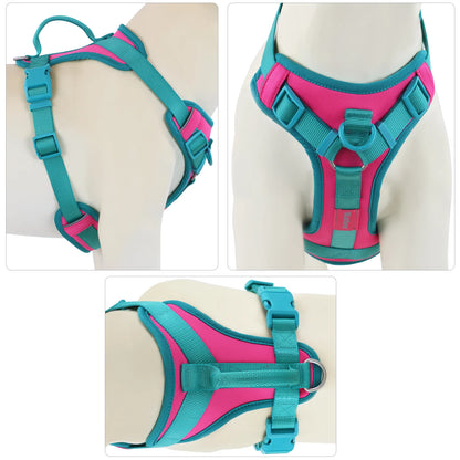FlexiPup™ – Personalized Adjustable Dog Harness with Chest Strap