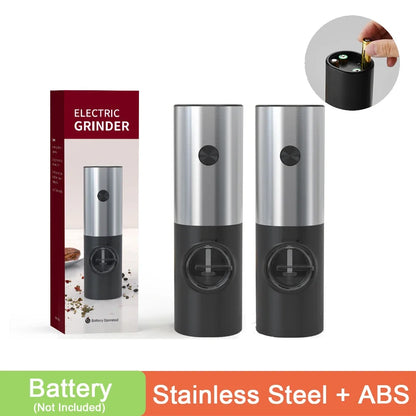 MillSense™ Elite – Automatic Salt & Pepper Grinders with Charging Dock