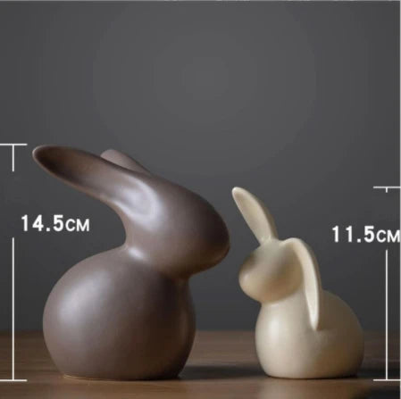 Monochrome Forest – Nordic Porcelain Animal Figurines