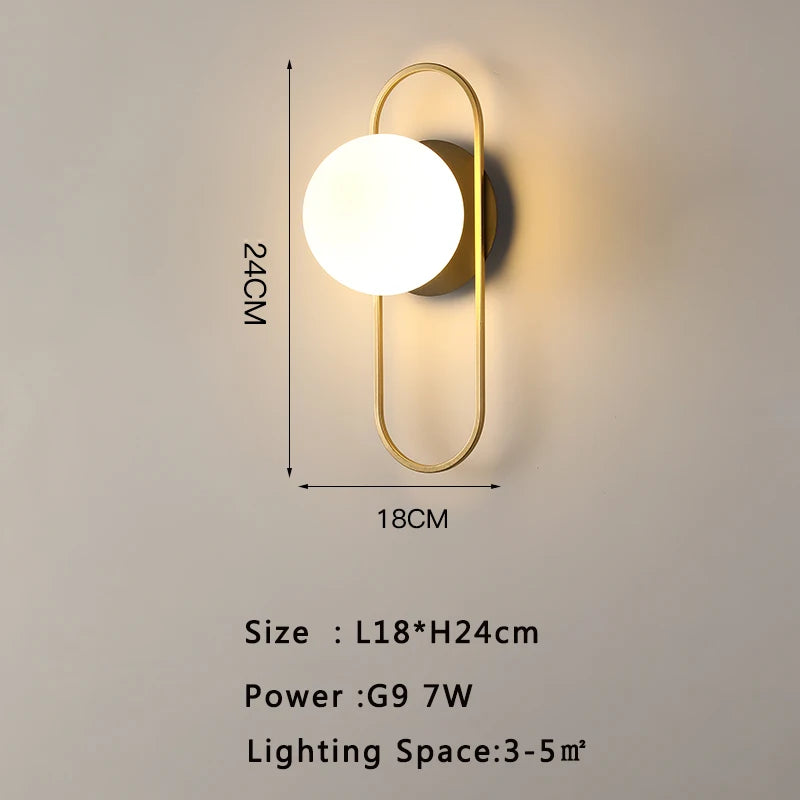Modern LED Wall Lamp – Cozy Light for Bedroom & Living Room