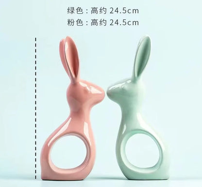 Monochrome Forest – Nordic Porcelain Animal Figurines