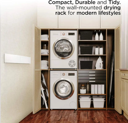 AirFold Rack – Wall-Mounted Laundry Drying Rack with 5 Rods