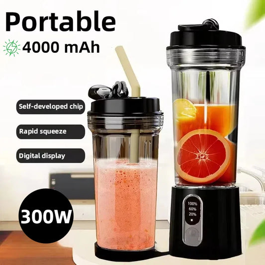 JuiceRush X – Dual-Use Portable Blender with Strong Motor
