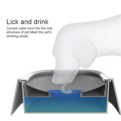 DrySip™ Pet Bowl – No-Spill Floating Water Dispenser for Dogs & Cats