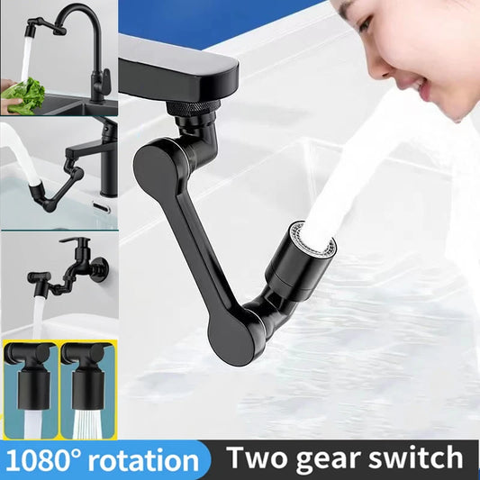 AquaBot™ Nozzle – Universal Robotic Arm Faucet Aerator for Kitchen & Basin