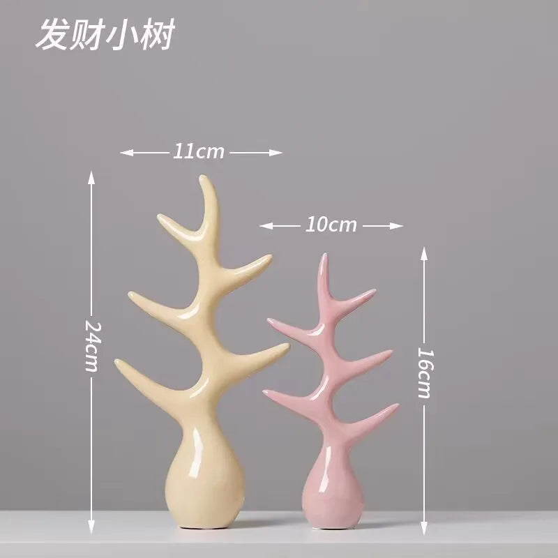 Monochrome Forest – Nordic Porcelain Animal Figurines