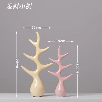 Monochrome Forest – Nordic Porcelain Animal Figurines