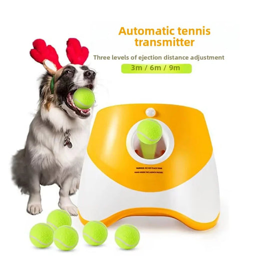 PawPlay™ Ball Launcher – Automatic Dog Toy for Small & Medium Breeds