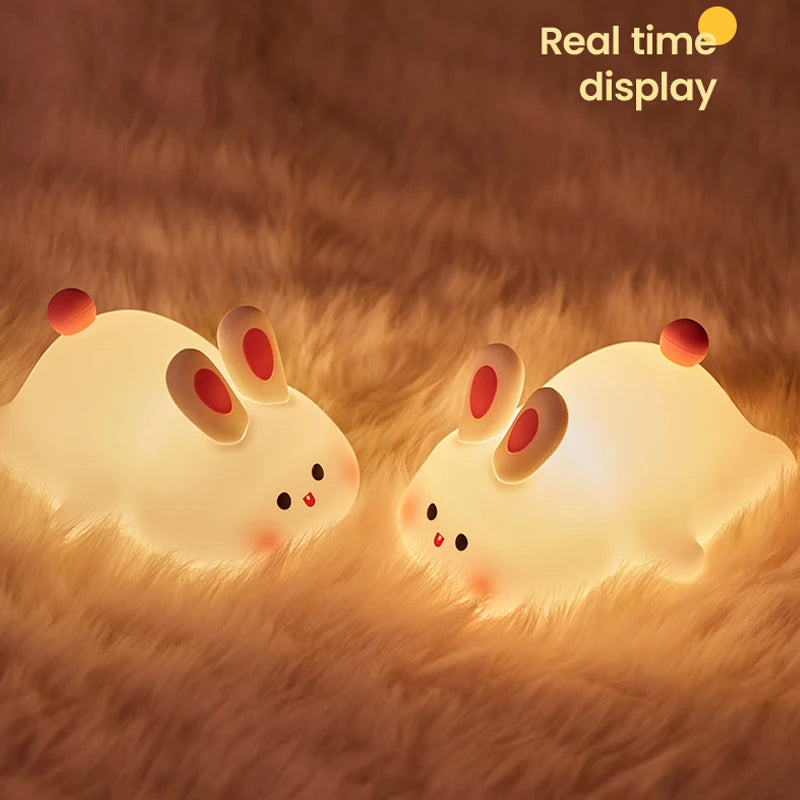 LumiRabbit – Touch Soft Bunny Night Light for Kids